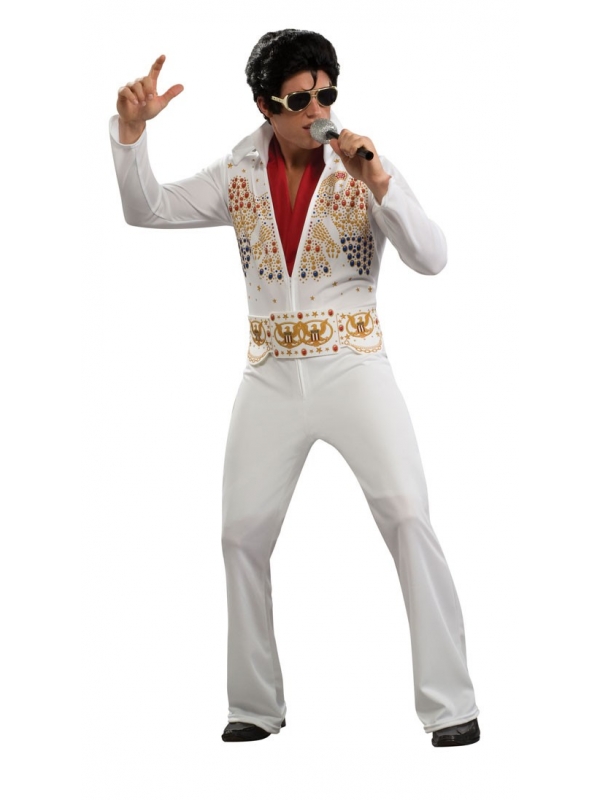 Kamer Isaac Optimaal Kostuum Elvis Presley wit