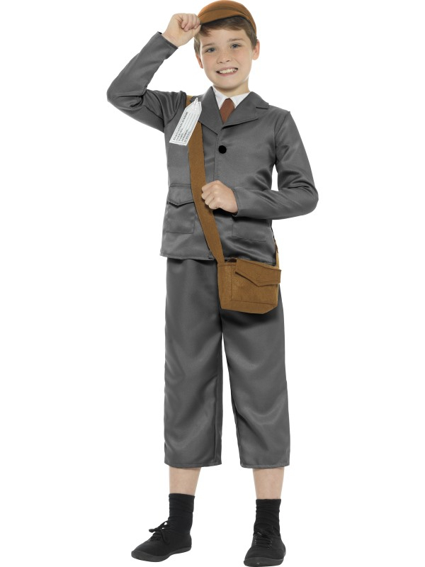 WW2 Evacuee Boy Kostuum