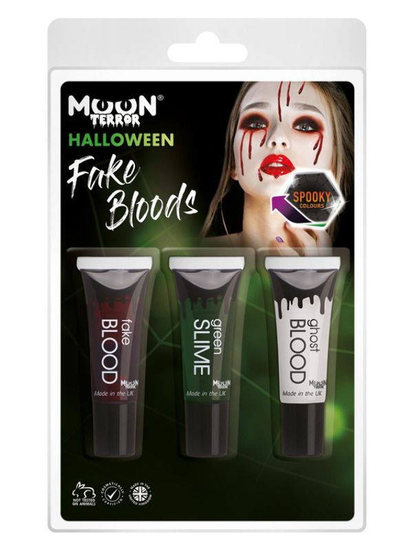 Mixed Fake Blood, Ghost Blood, Green Slime 10ml